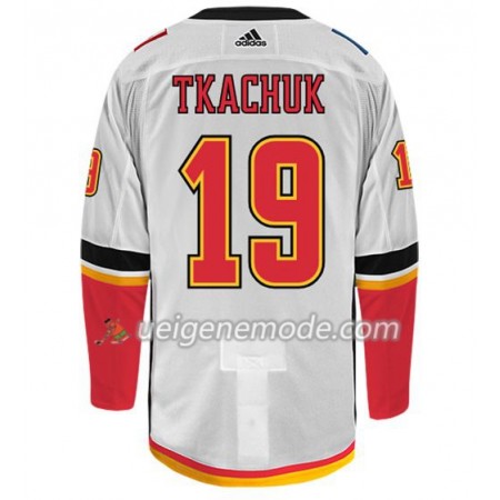 Herren Eishockey Calgary Flames Trikot MATTHEW TKACHUK 19 Adidas Weiß Authentic